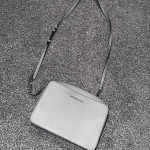 Michael Kors Silver Crossbody Bag